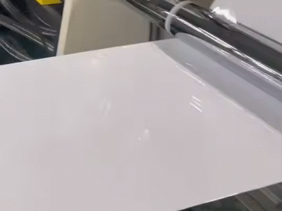 White PVC sheet